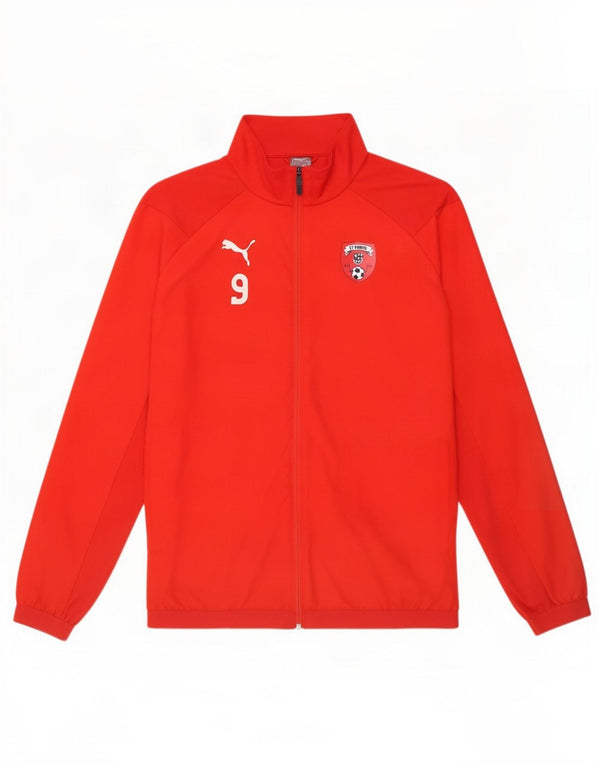 Puma Mens FC Hurth Graphic Tracksuit Top Jacket XL Red Polyester