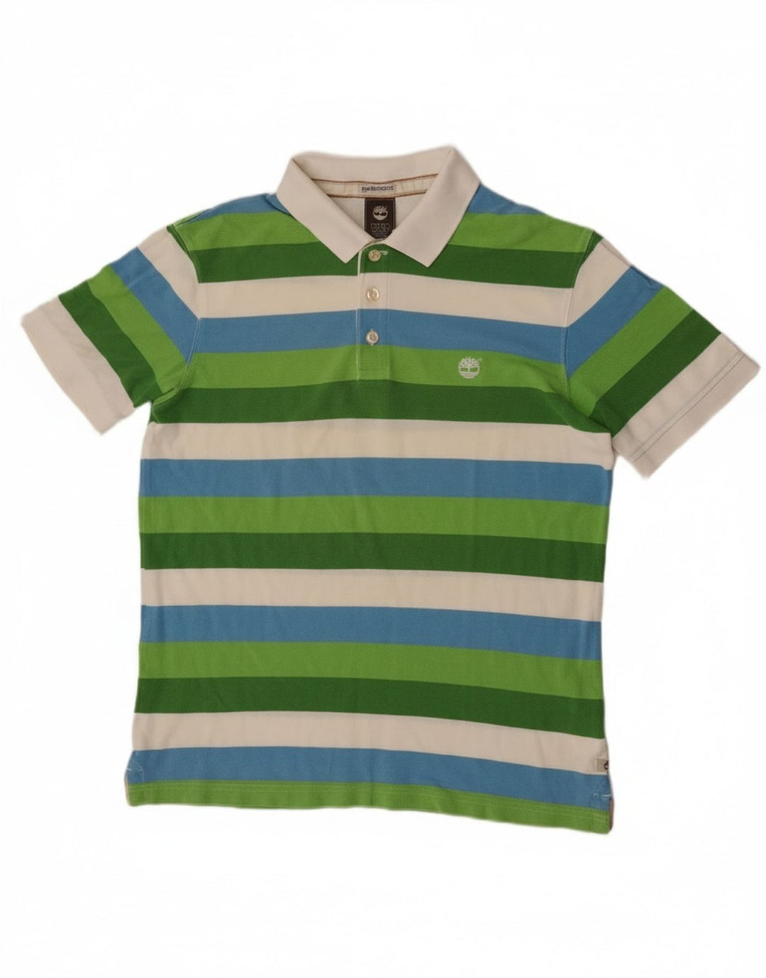 Tricou polo Timberland Earthkeepers pentru bărbați XL, cu dungi multicolore