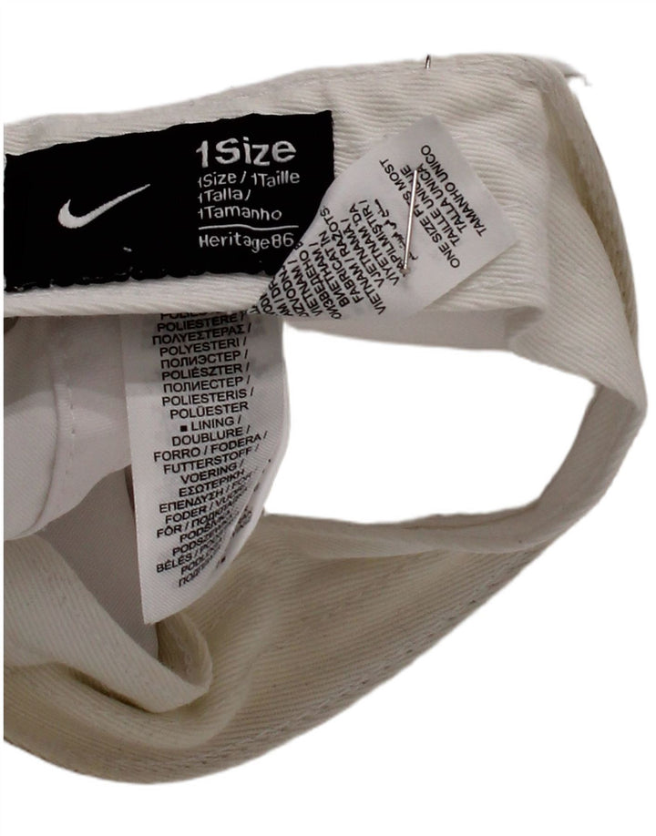 Şapcă de baseball Nike Heritage pentru bărbaţi, mărime, poliester alb
