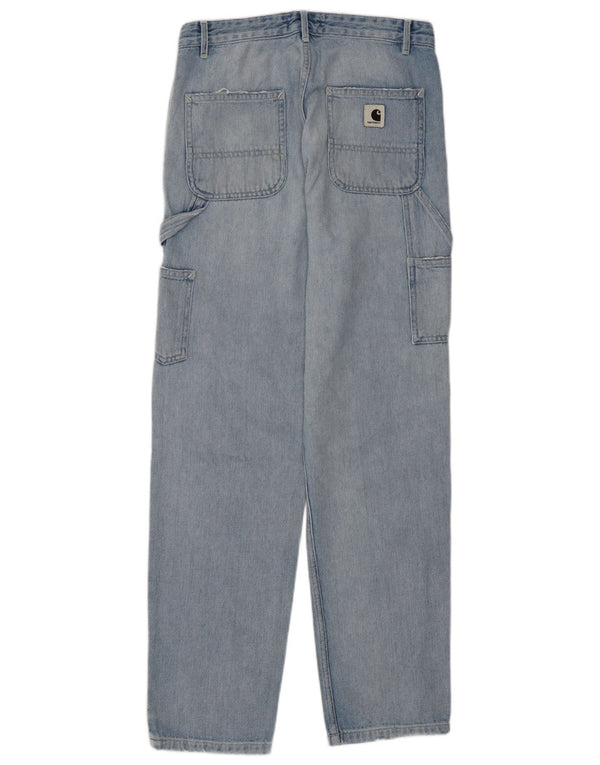 Blugi Carhartt slim pentru femei Boyfriend cu talie înaltă W27 L29 Bumbac albastru