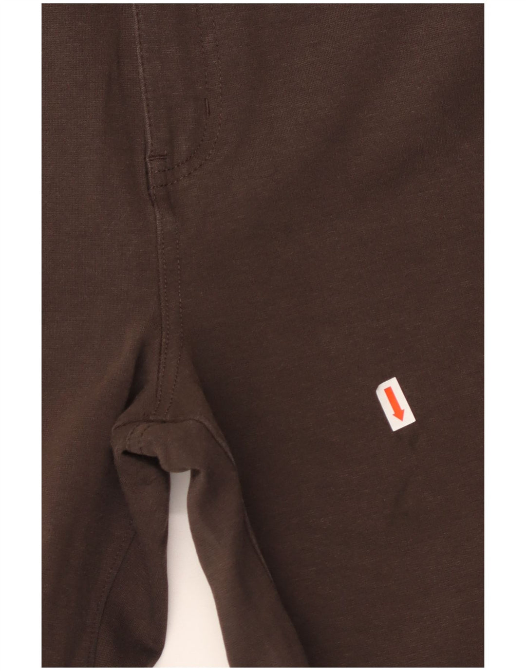 Pantaloni casual drepti CALVIN KLEIN pentru femei US 14 XL W36 L27 maro bumbac