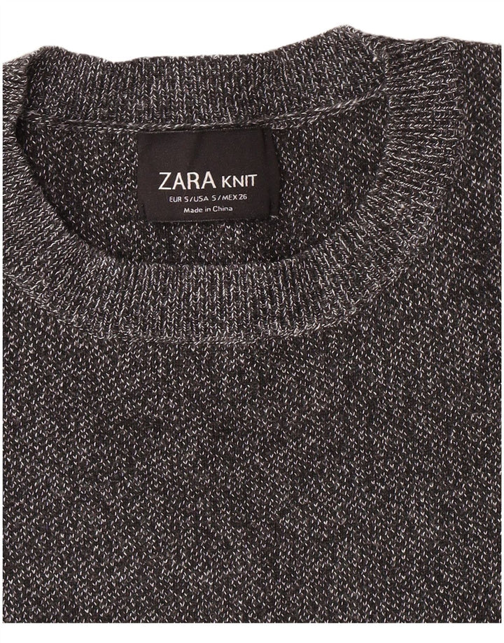 Top tricou ZARA pentru femei UK 8 Small Gri