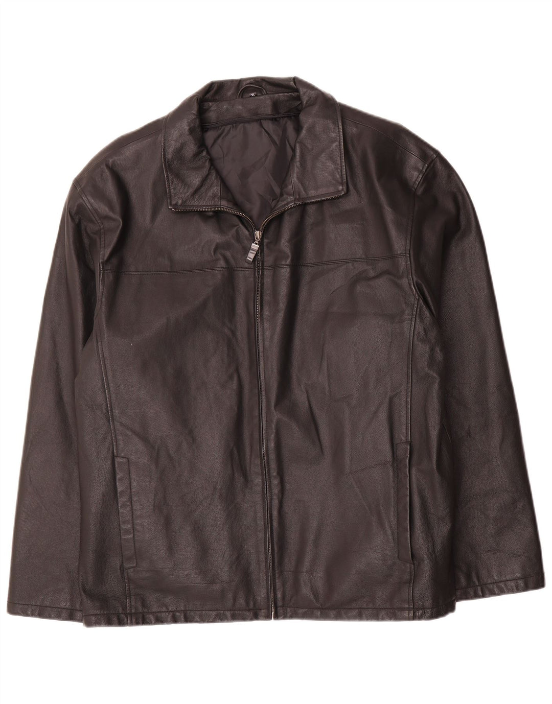 Jachetă de piele pentru bărbați Angelo Litrico UK 42 XL Negru