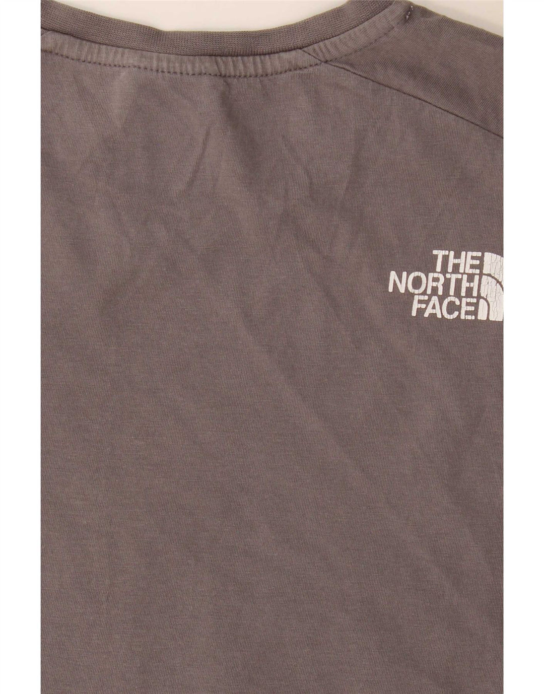Tricou cu grafică obișnuită The North Face pentru bărbați Top mic, gri, color block