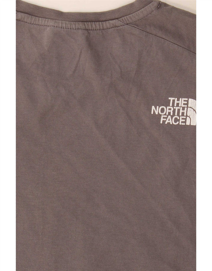 Tricou cu grafică obișnuită The North Face pentru bărbați Top mic, gri, color block