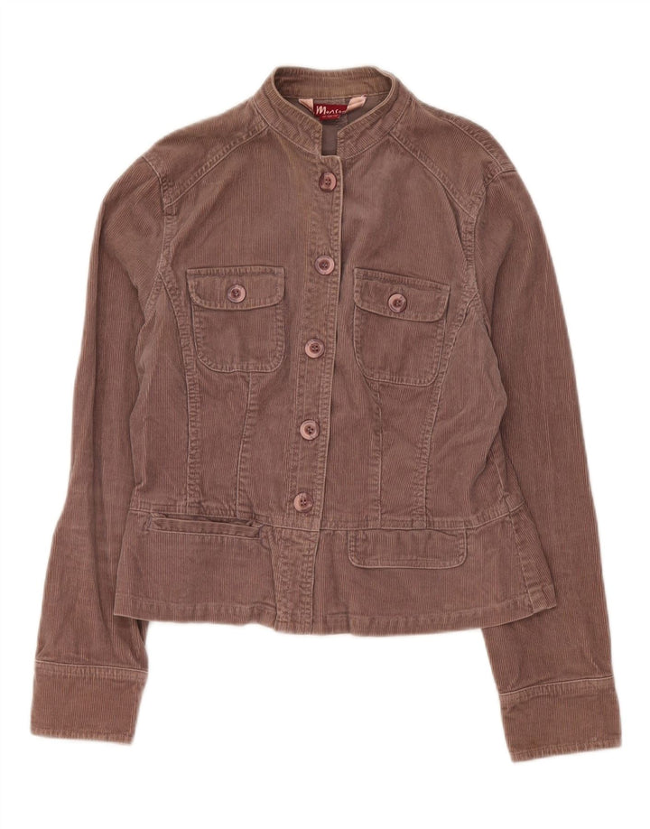 Jachetă Corduroy pentru femei Monsoon UK 12, bumbac maro mediu