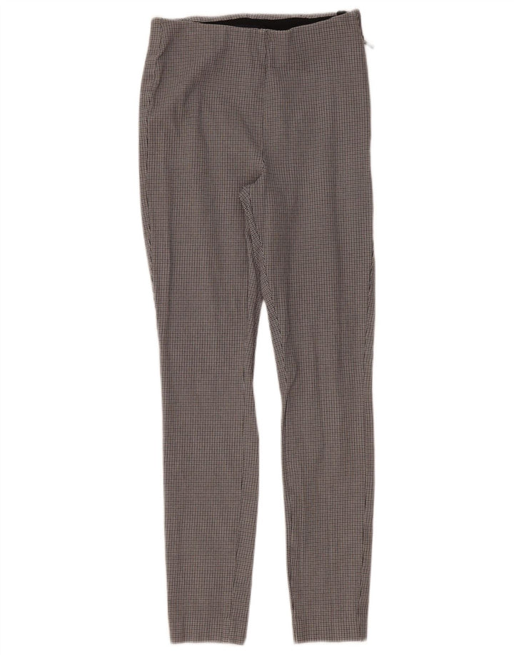 Marks & Spencer Pantaloni skinny pentru femei UK 8 Small W26 L28 Gri Houndstooth