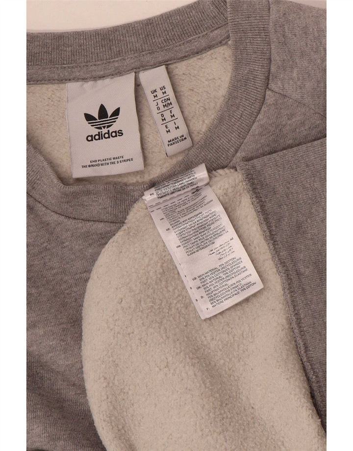 Hanorac pentru bărbați Adidas Jumper Medium Gri Pete Bumbac