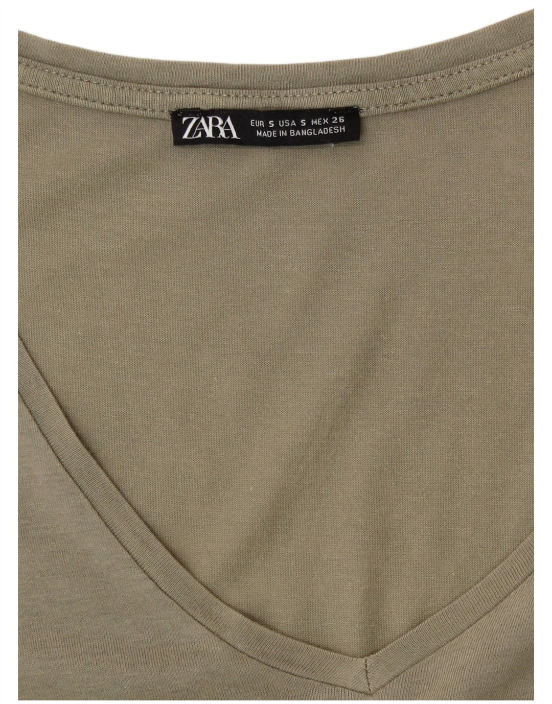 Rochie A-Line pentru femei Zara UK 10 Small Khaki