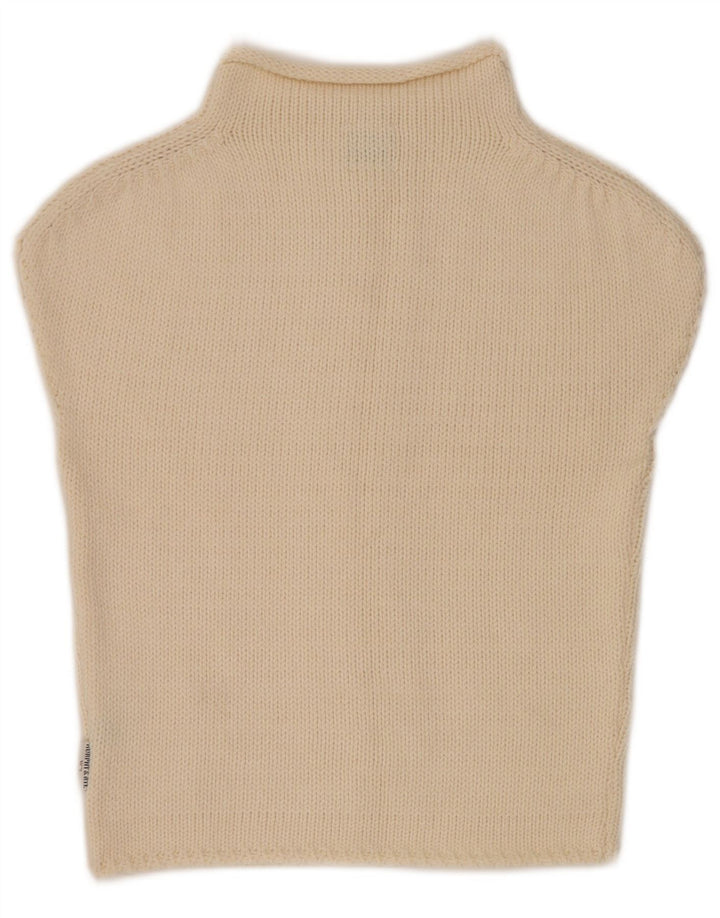 Murphy & Nye Femei Vest Tank Top Marea Britanie 14 Lână alb catifelat