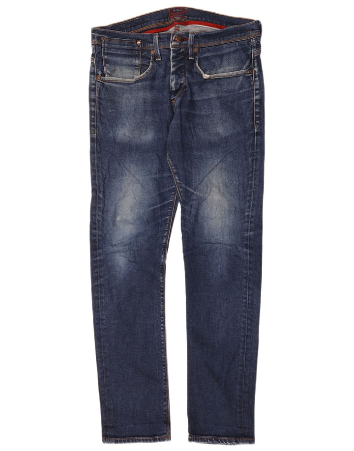 Blugi slim pentru bărbați Penguin W32 L32 Bumbac albastru