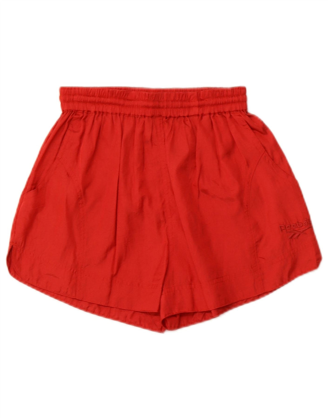 Pantaloni scurti sport REEBOK pentru femei UK 10 Small Red Nylon