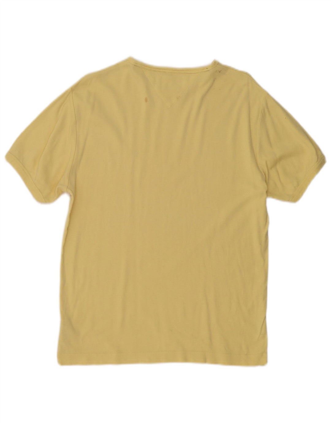 Tricou pentru bărbați Tommy Hilfiger Top din bumbac galben mediu