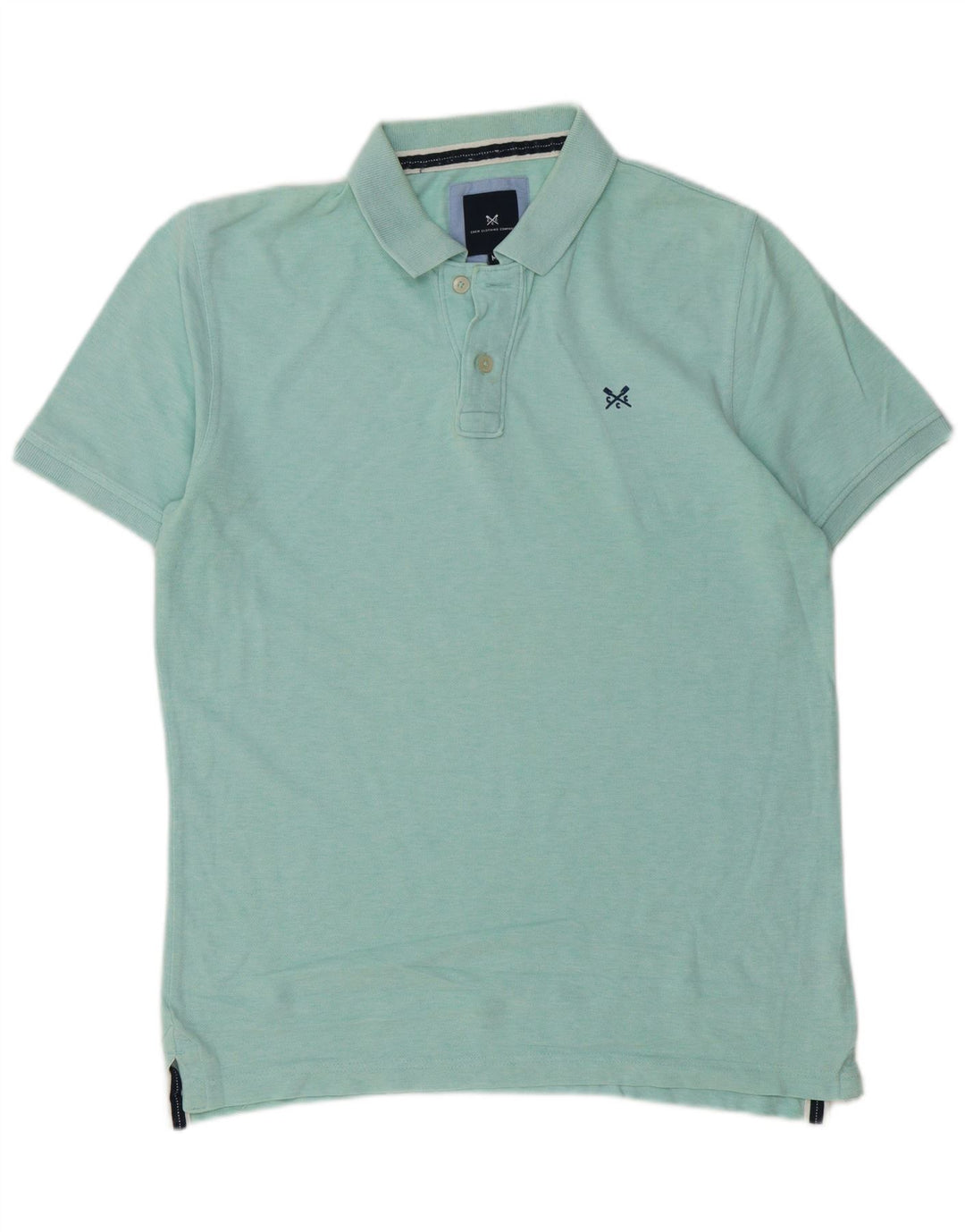 Crew Clothing Tricou polo pentru bărbați, bumbac verde mediu