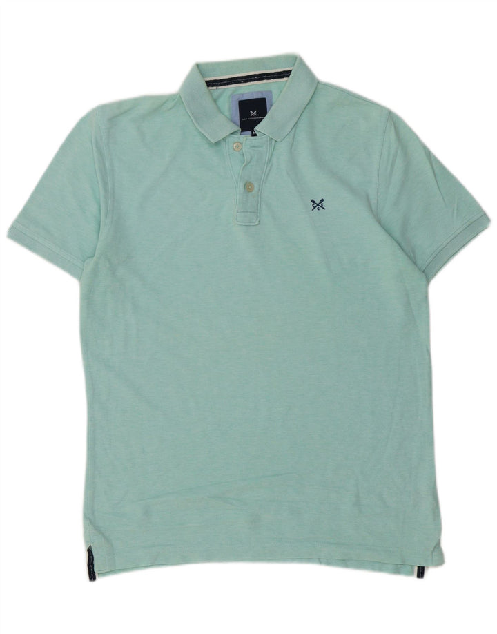 Crew Clothing Tricou polo pentru bărbați, bumbac verde mediu