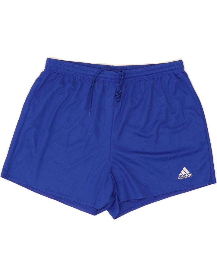 ADIDAS Mens Sport Shorts UK 16/18 Large  Blue Polyester Vintage Adidas and Second-Hand Adidas from Messina Hembry 