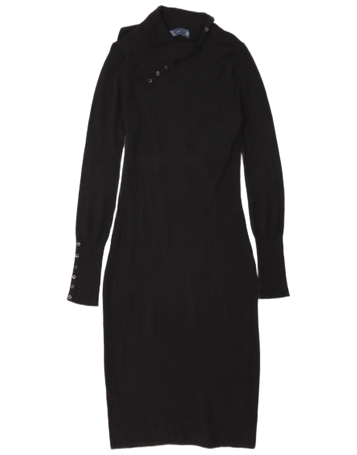Rochie Bodycon pentru Damă Zara UK 14 Medium Black Rayon