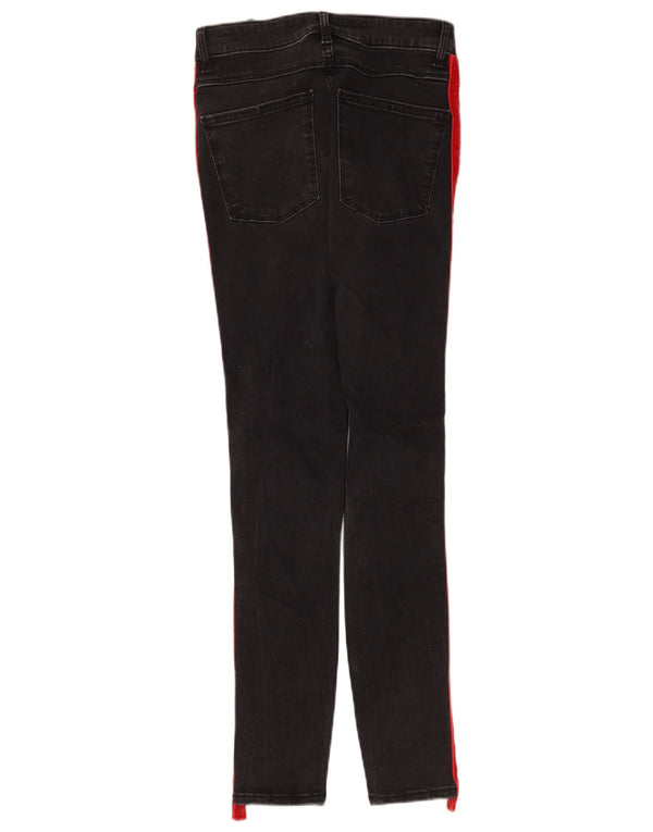 Blugi slim pentru femei Zara EU 36 XS W26 L28 bumbac color bloc negru