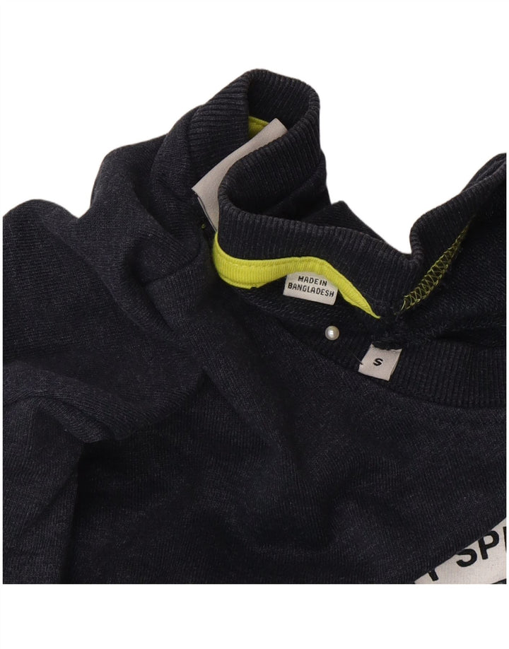Jack & Jones Pulover grafic pentru bărbați, bumbac mic, albastru