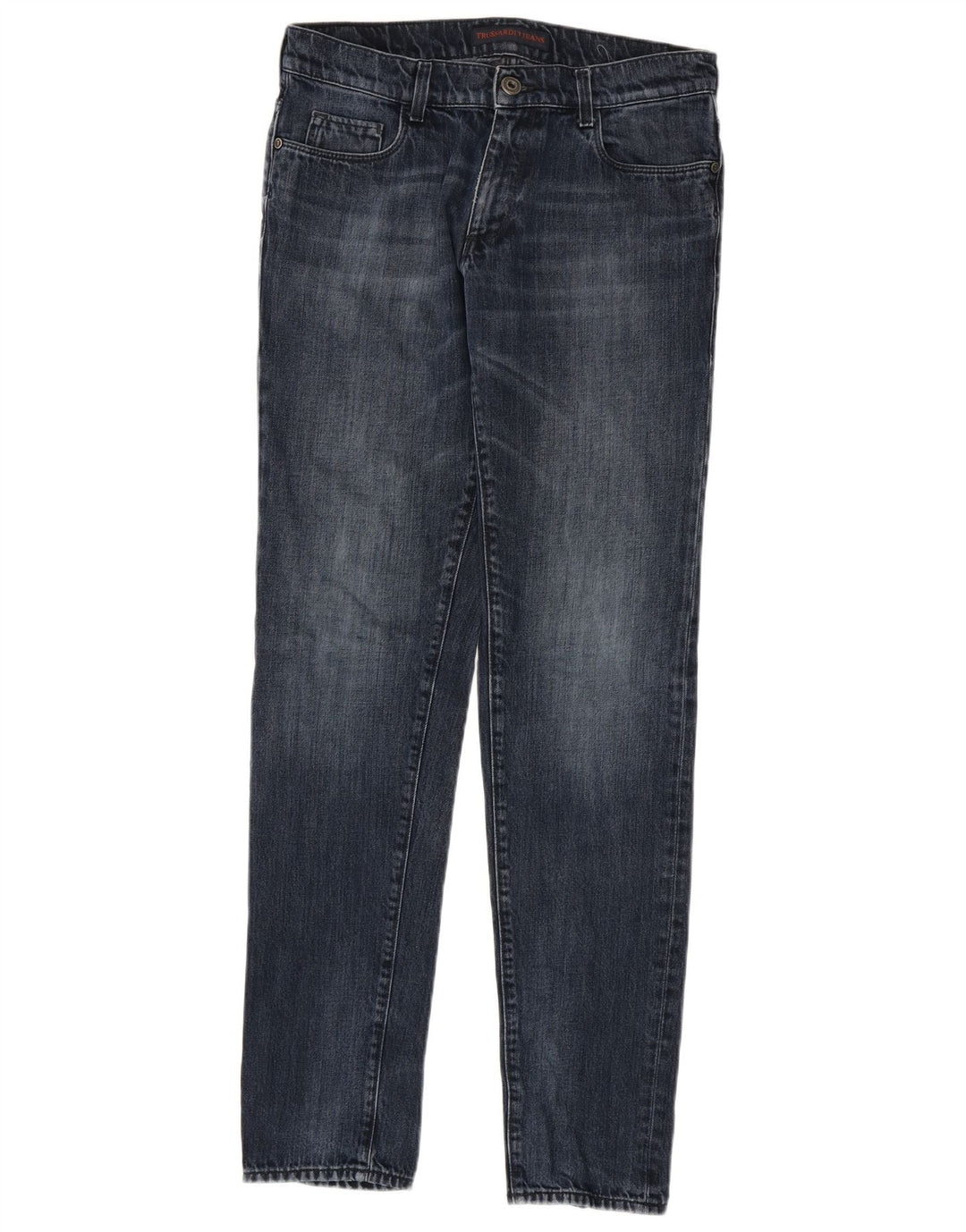 Trussardi blugi slim pentru bărbați W32 L34 bumbac albastru
