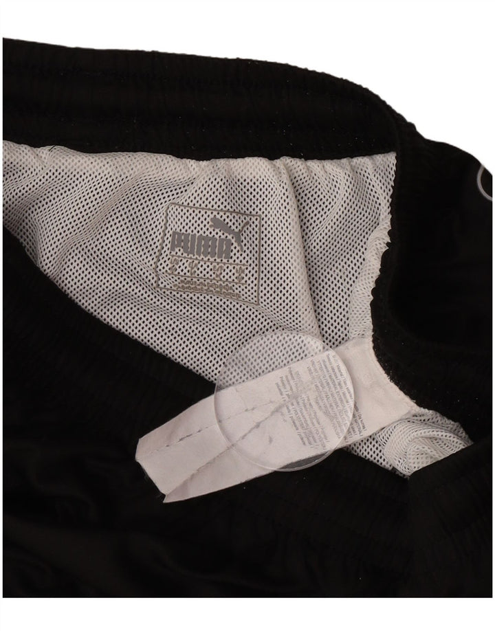 Pantaloni scurți sport Puma pentru bărbați, poliester mediu negru