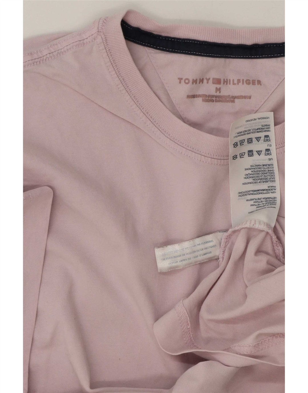 Tricou pentru bărbați Tommy Hilfiger Top Medium Pink Bumbac