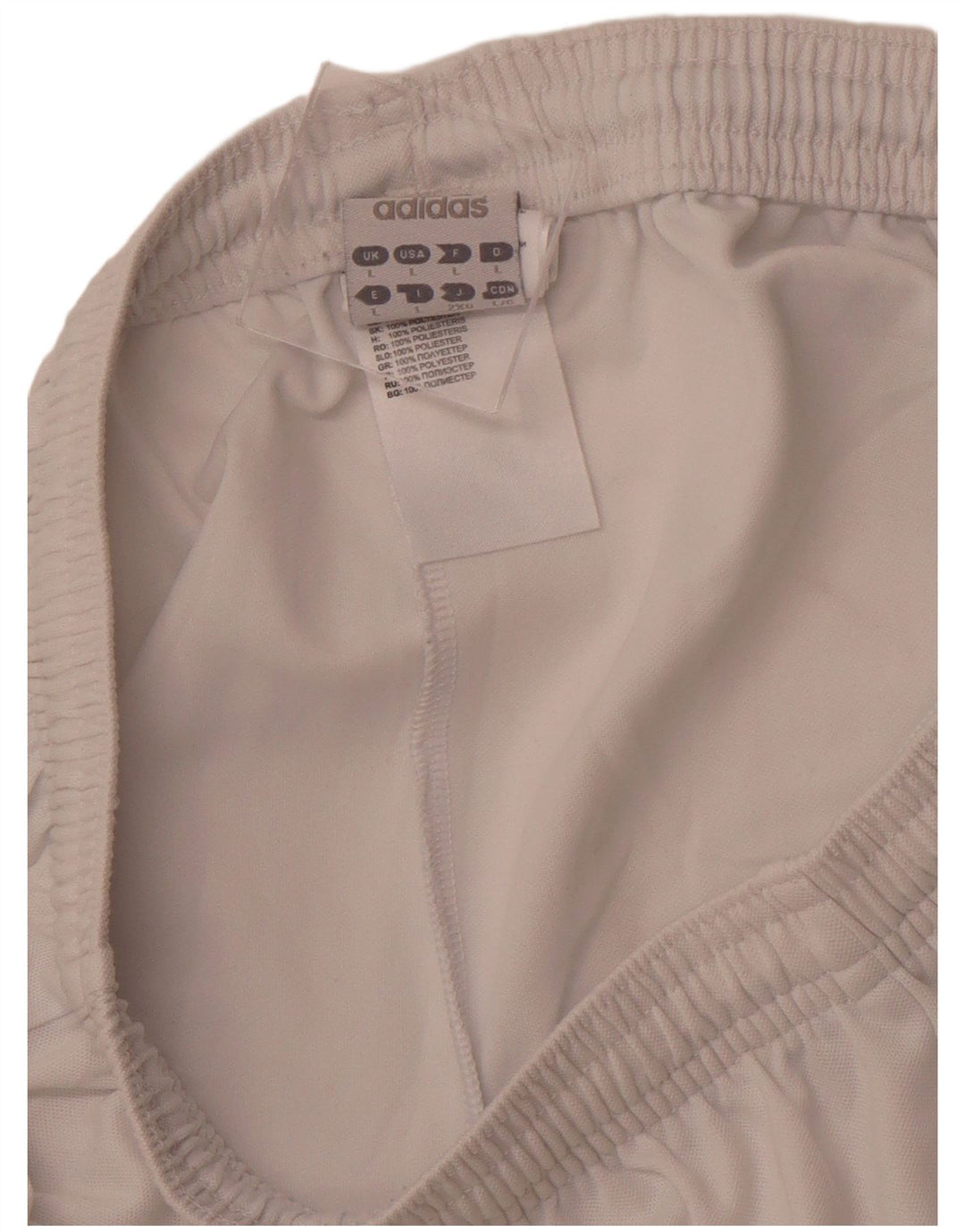 Pantaloni scurți sport Climalite ADIDAS pentru bărbați, mari, alb, din poliester