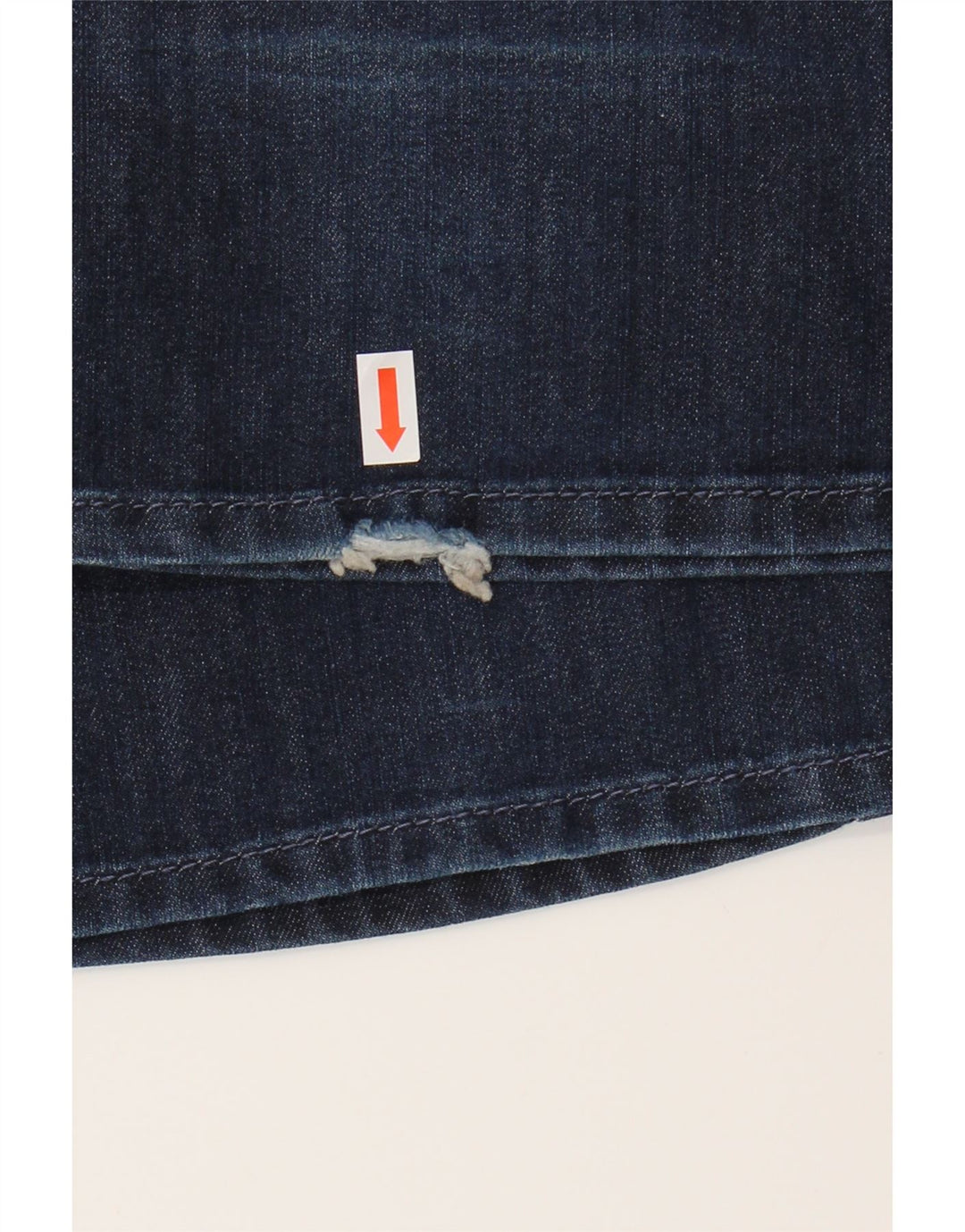 ARMANI Womens Straight Jeans W28 L34 Blue Cotton