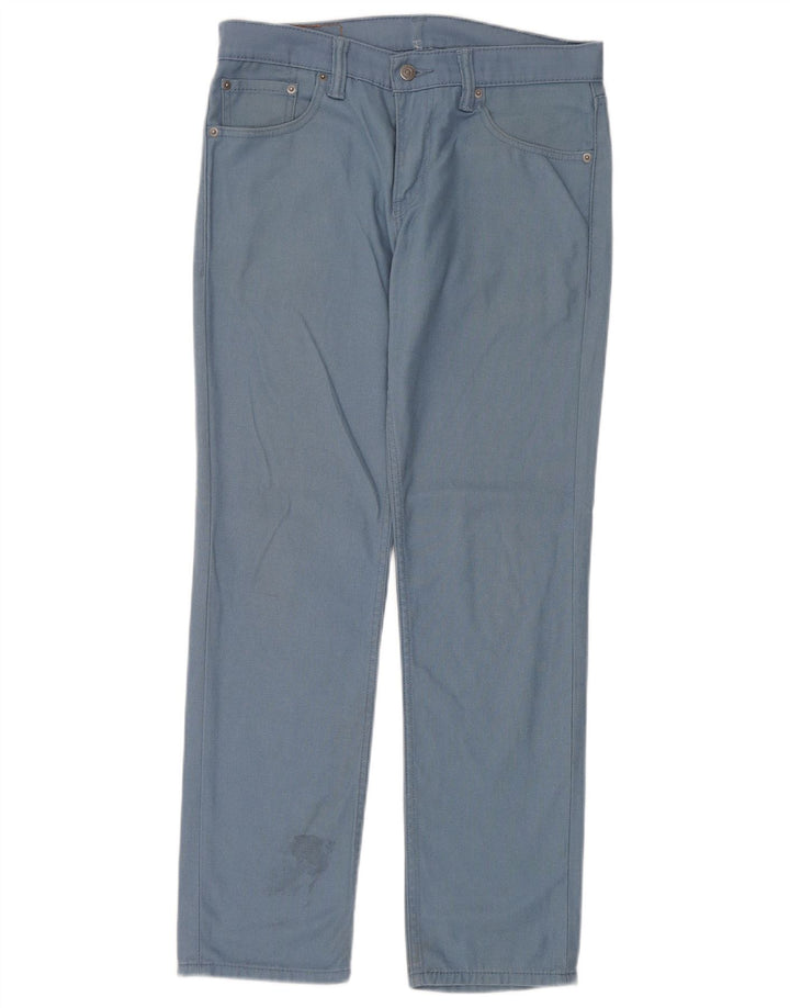 Pantaloni casual Levi's 511 Slim pentru bărbați L30 L30 Bumbac albastru