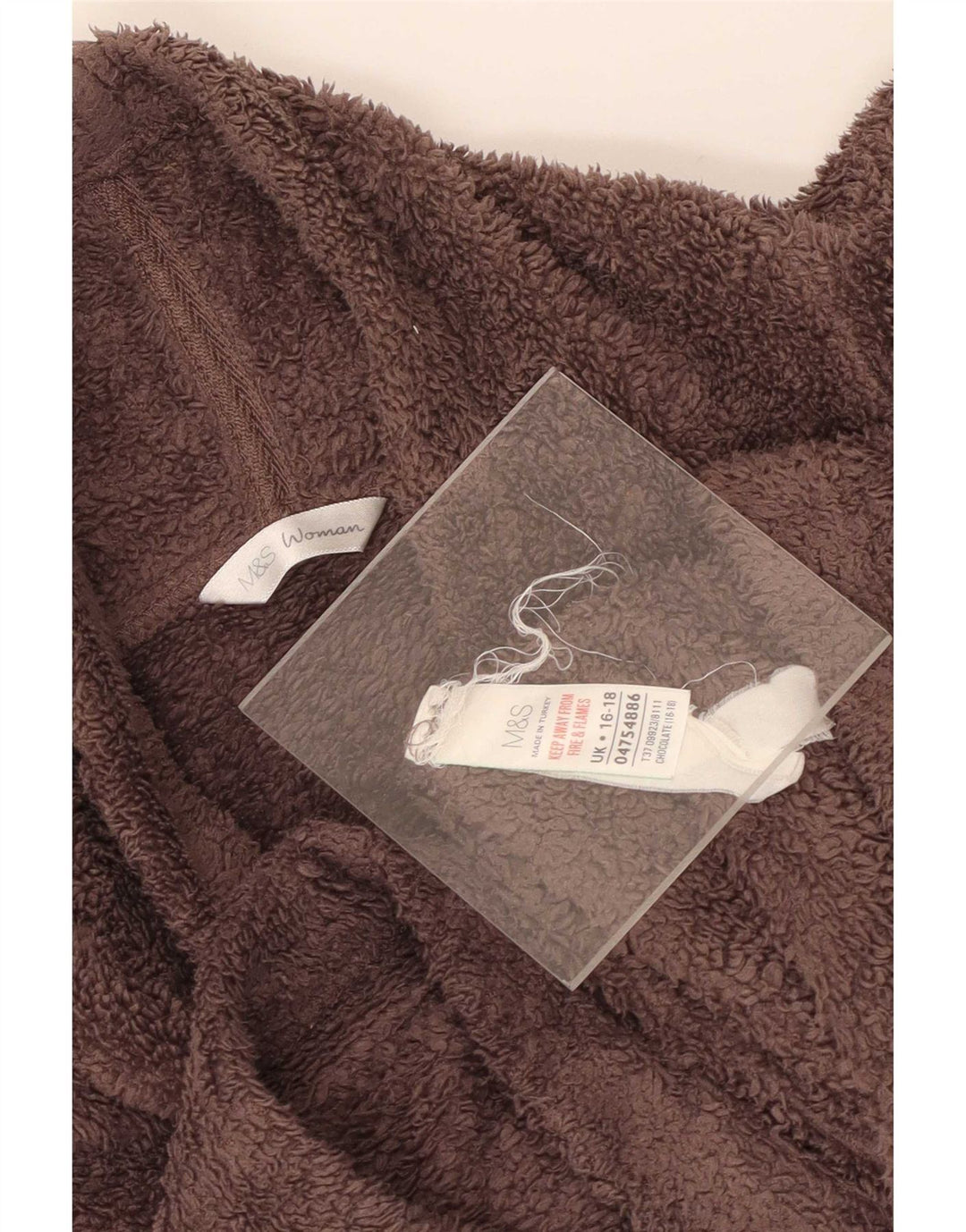 Pulover din lână pentru femei Marks & Spencer Marea Britanie 16/18 Poliester maro mare