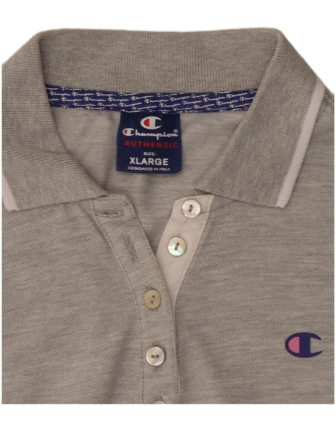 Tricou polo Champion pentru femei UK 18 XL gri