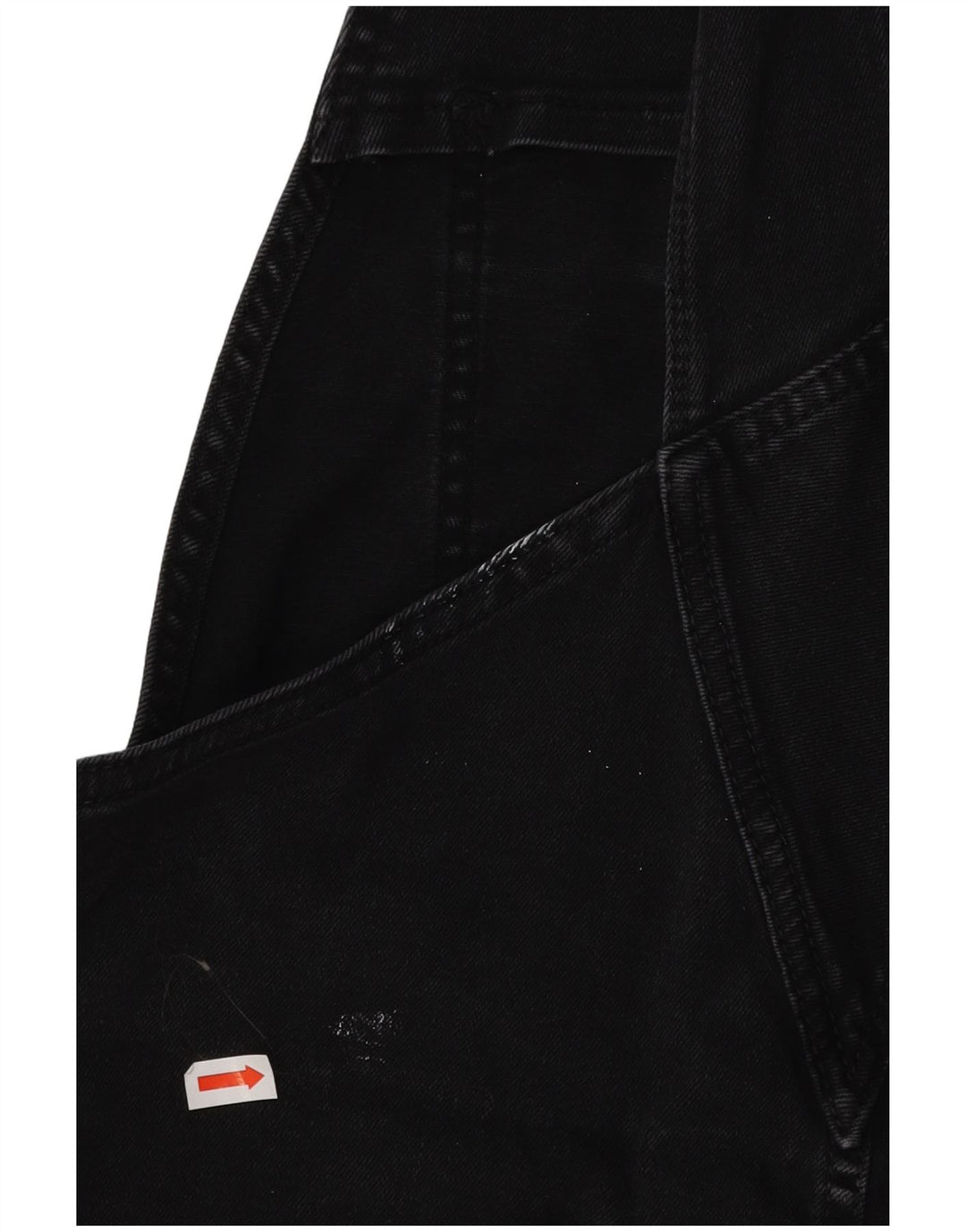 FAT FACE Salopete pentru damă Pantaloni scurți din denim UK 12 Medium W34 Bumbac negru