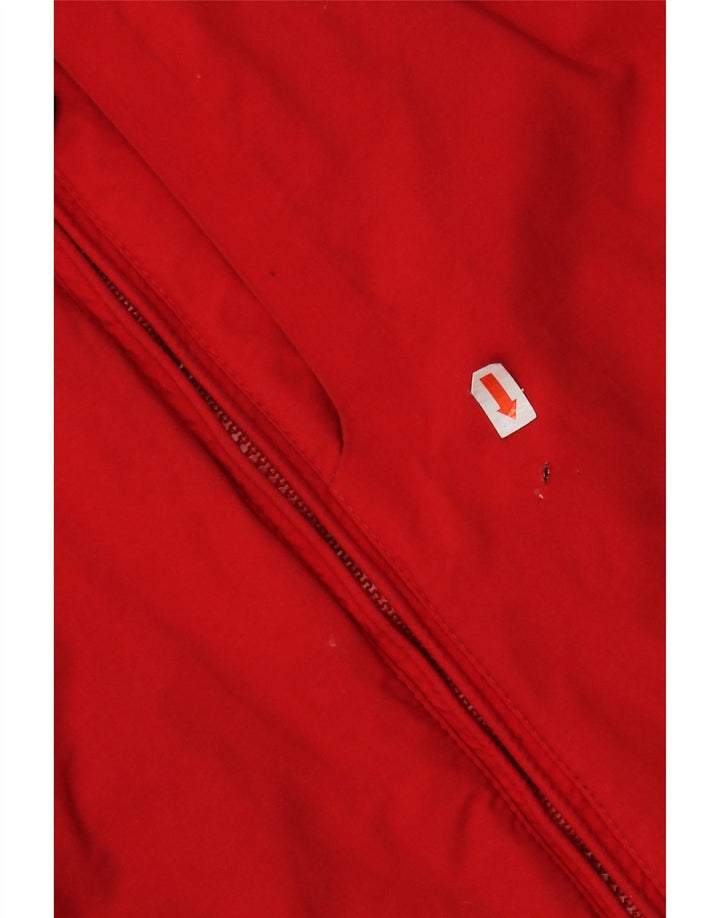 Jachetă Windbreaker NIKE Storm-Fit pentru femei UK 14 Medium Red Colorblock