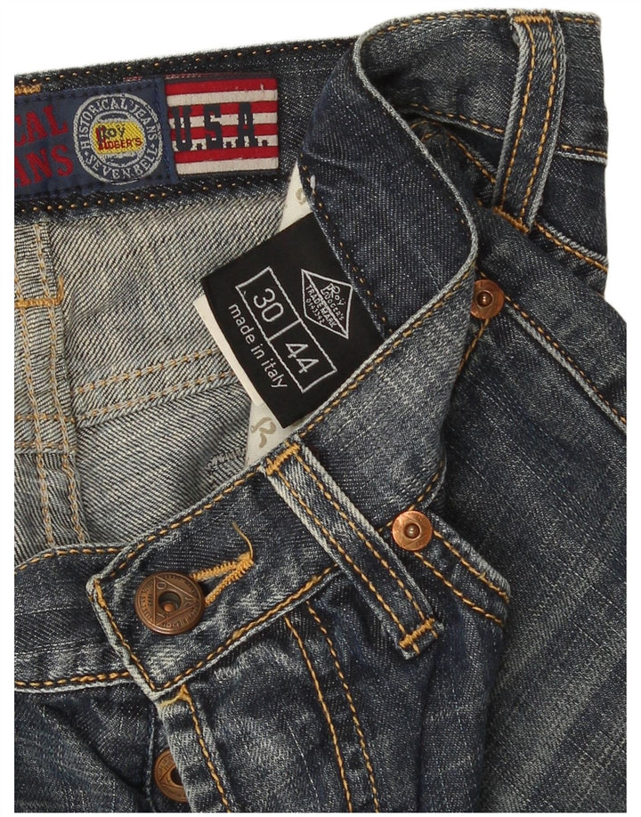 Pantaloni scurți de blugi Roy Rogers pentru femei IT 44 Medium W30 Bumbac albastru