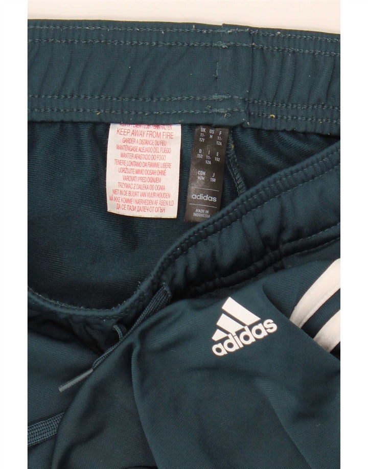 Pantaloni de trening Adidas baieti 11-12 ani poliester verde