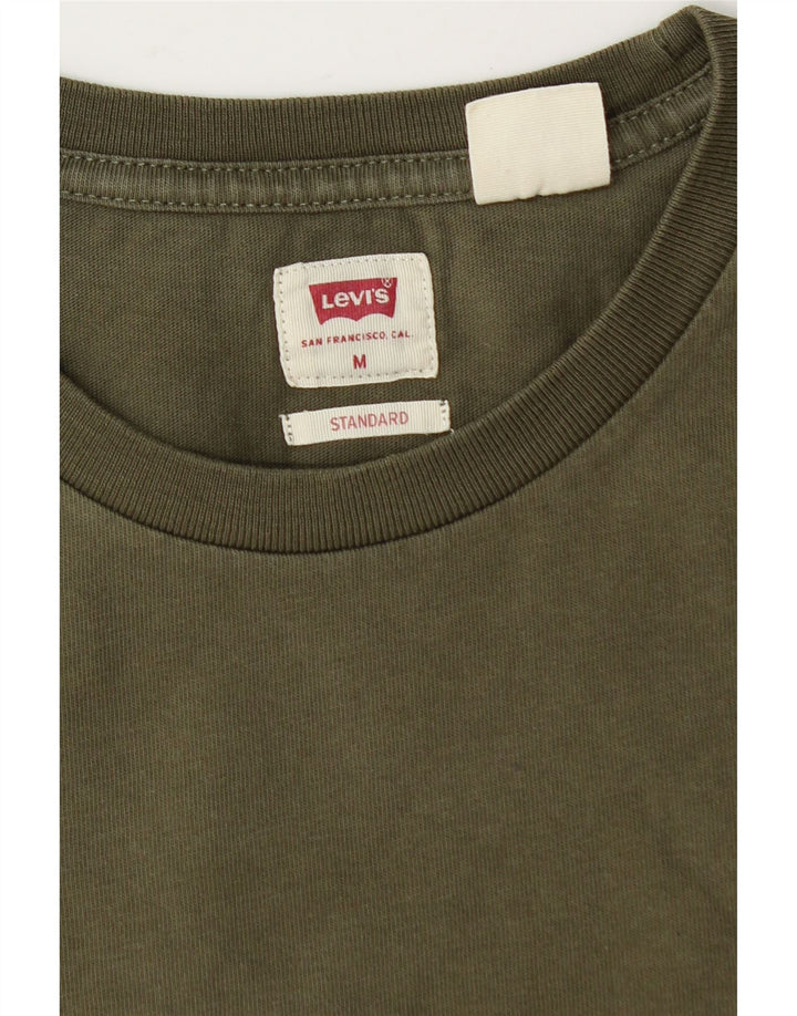 LEVI'S Mens T-Shirt Top Medium Green Cotton Vintage Levi's and Second-Hand Levi's from Messina Hembry 