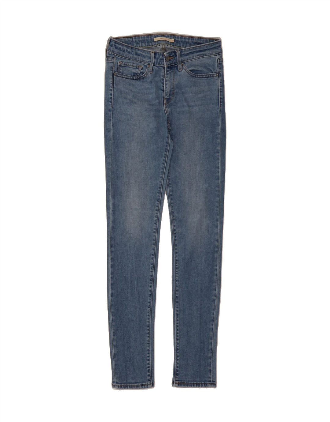 LEVI'S Womens 711 Skinny Jeans W27 L32 Blue Vintage Levi's and Second-Hand Levi's from Messina Hembry 