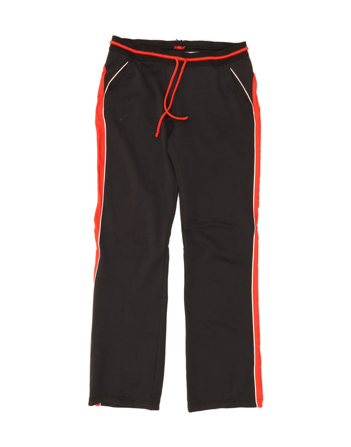 NIKE Womens Tracksuit Trousers US 4/6 Small  Black Colourblock Polyester Vintage Nike and Second-Hand Nike from Messina Hembry 