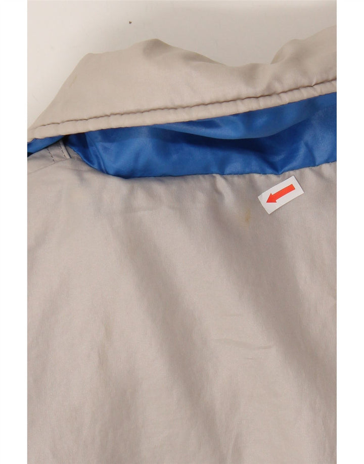 VINTAGE Mens Bomber Jacket UK 42 XL Grey Colourblock Vintage Vintage and Second-Hand Vintage from Messina Hembry 