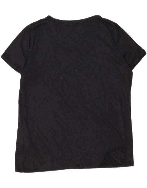 Tricou Nike pentru femei Dri Fit Top UK 18 XL Poliester negru