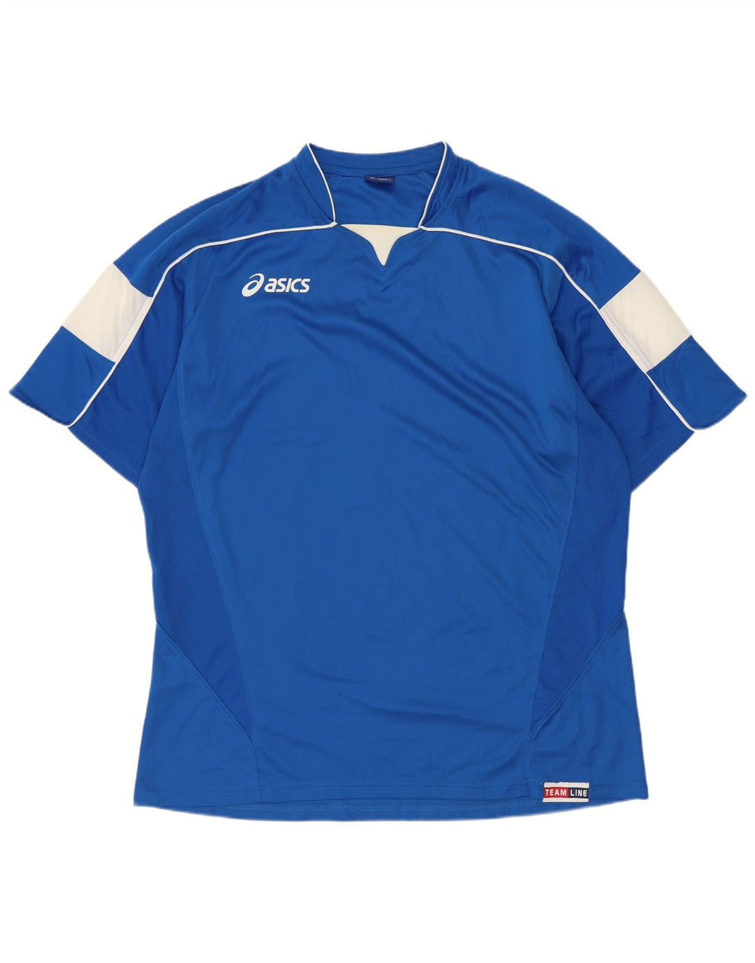 Tricou pentru bărbați Asics Top XL, albastru, poliester color bloc