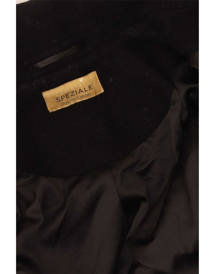 Marks & Spencer Palton dublu pentru femei Per Una UK 12 Medium Black