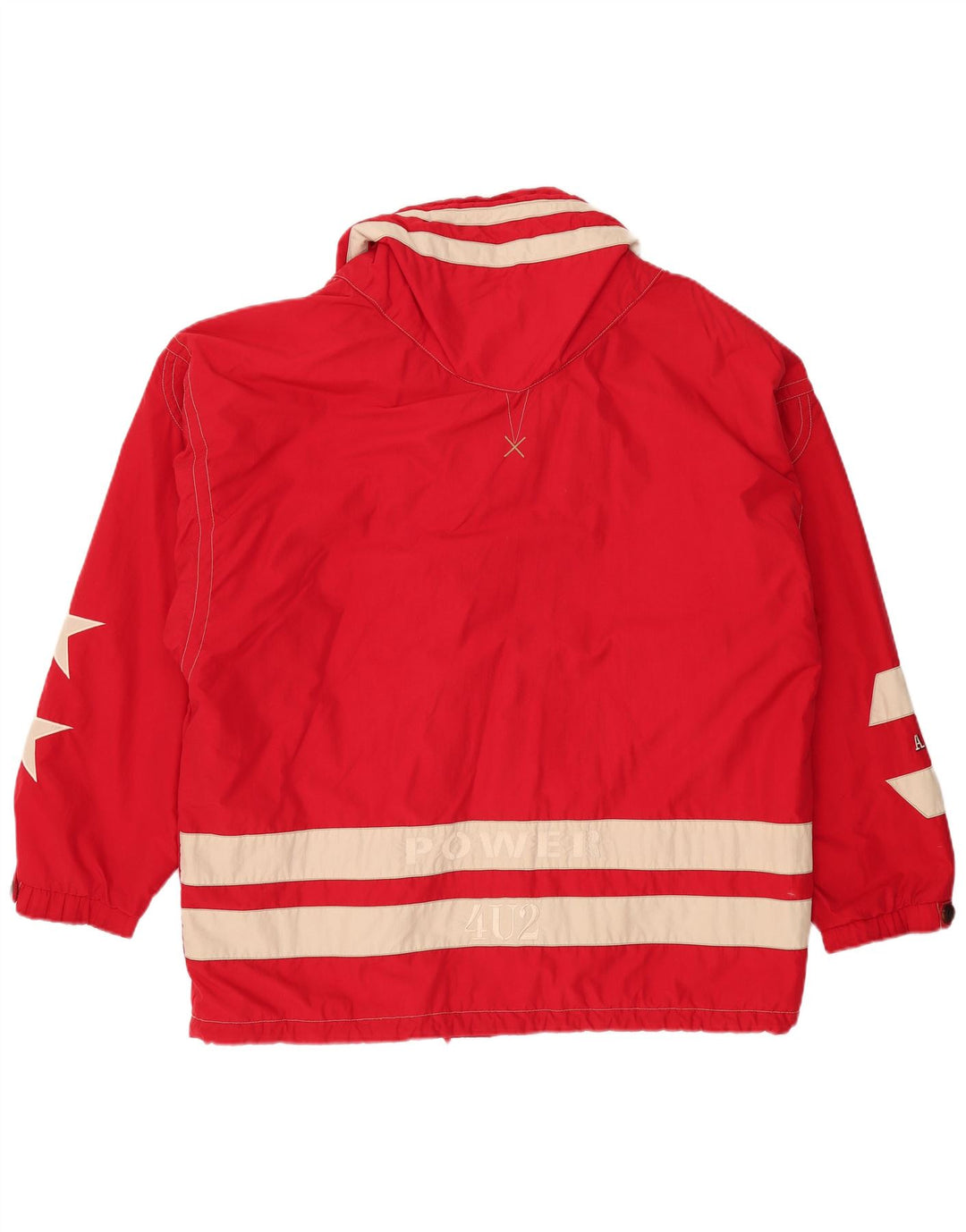 BOGNER Jachetă Anorak cu grafică pentru bărbați UK 42 XL Poliester color bloc roșu