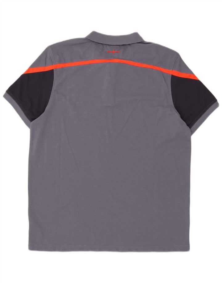 Cămașă polo cu grafică CANTERBURY pentru bărbați, XL, albastru bleumarin, poliester color bloc
