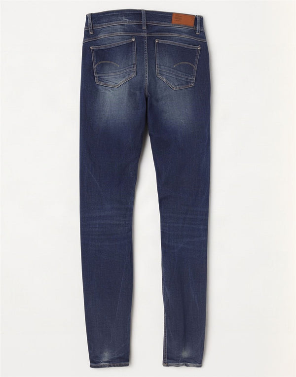 Blugi skinny G-Star Lynn pentru femei cu talie medie L27 L30 bumbac albastru