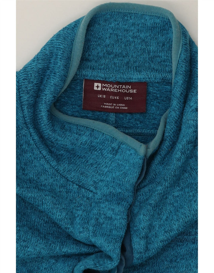 MOUNTAIN WAREHOUSE Pulover supradimensionat pentru femei UK 18 XL Albastru