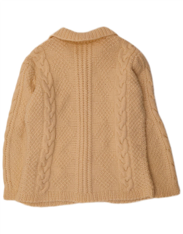 Cardigan Vintage pentru bărbați, mare, bej