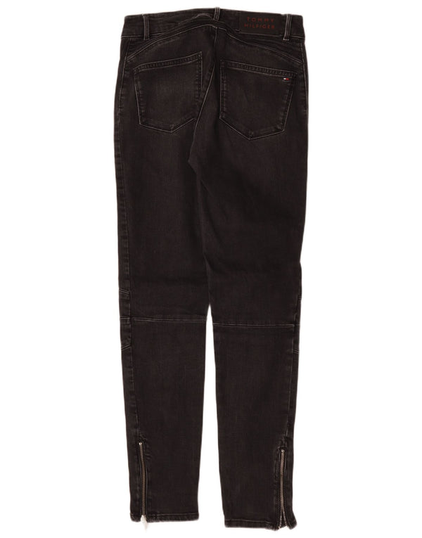 Blugi skinny pentru femei Tommy Hilfiger Venice Cargo W28 L28, motociclist din bumbac gri