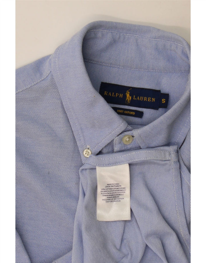 Cămașă pentru bărbați Ralph Lauren, mică, albastră, bumbac