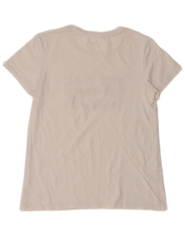 Tricou grafic LEVI'S New York pentru femei Top UK 10 Small White